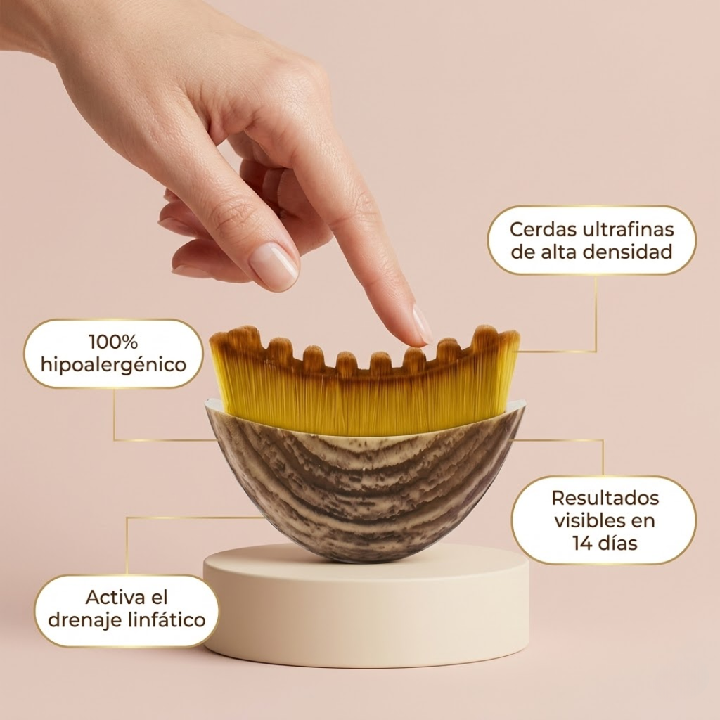Casa Silvestre | Cepillo facial para masajes de drenaje linfático