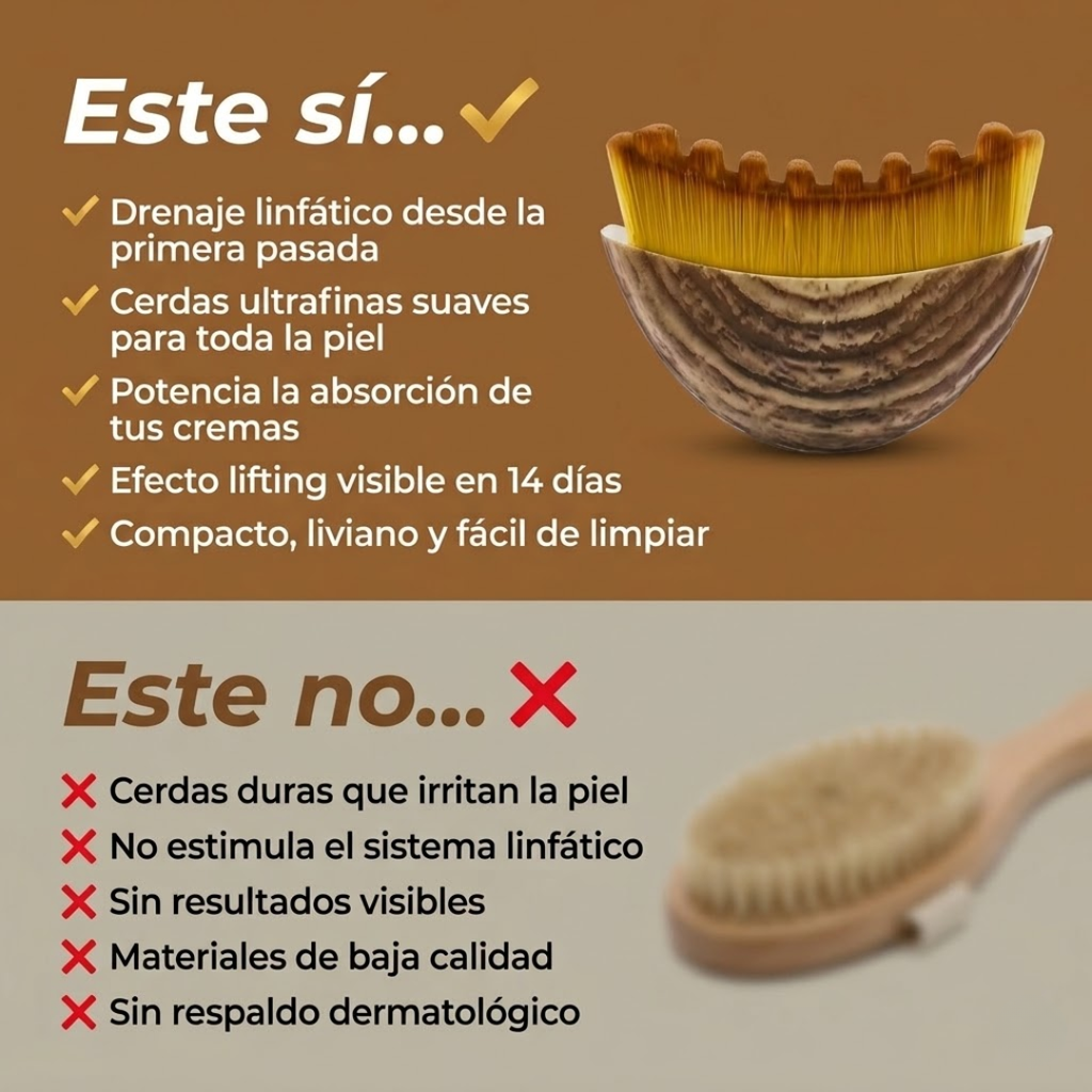 Casa Silvestre | Cepillo facial para masajes de drenaje linfático