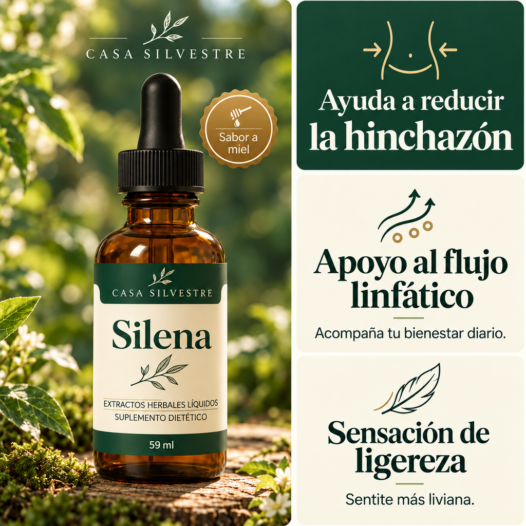 Silena | Gotas de drenaje linfático para sentirte más ligera