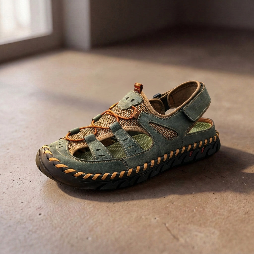 Damian | Sandalias de Cuero con Soporte